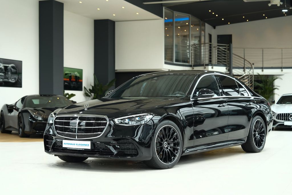 Mercedes-Benz S 400 2022 г. Чёрный, пробег 53747 км
