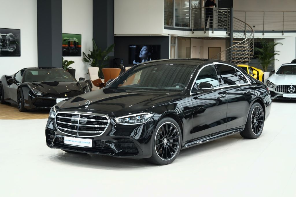 Mercedes-Benz S 400 2022 г. Чёрный, пробег 53747 км