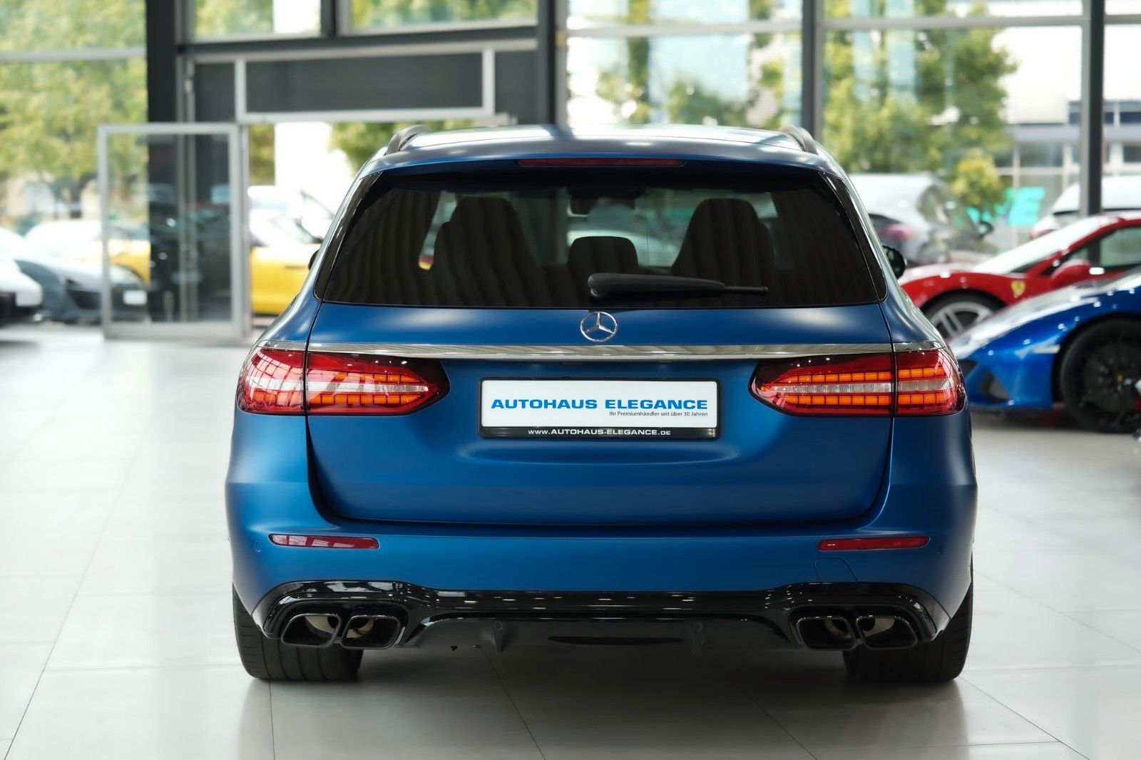 Mercedes-Benz E 63 AMG 2022 г. Синий, пробег 49950 км