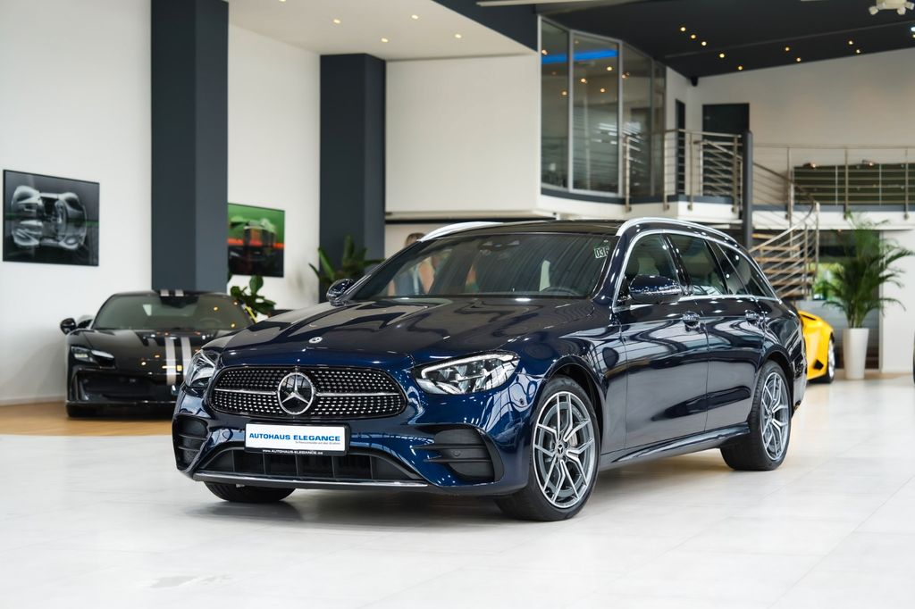 Mercedes-Benz E 400 2023 г. Синий, пробег 34113 км