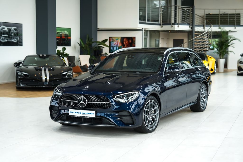 Mercedes-Benz E 400 2023 г. Синий, пробег 34113 км