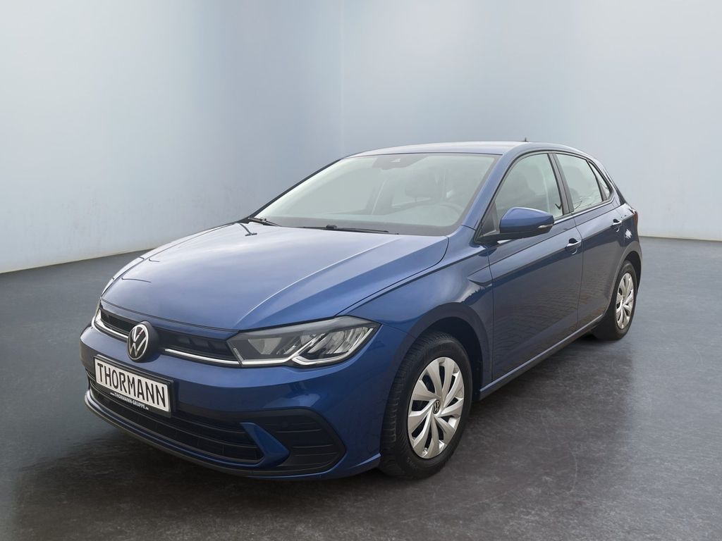 Volkswagen Polo 2022 г. Синий, пробег 29599 км