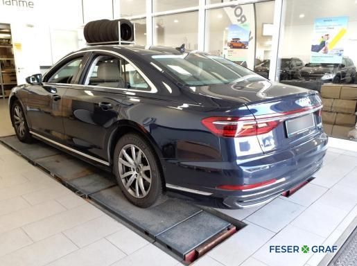 Audi A8 2023 г. Синий, пробег 55800 км