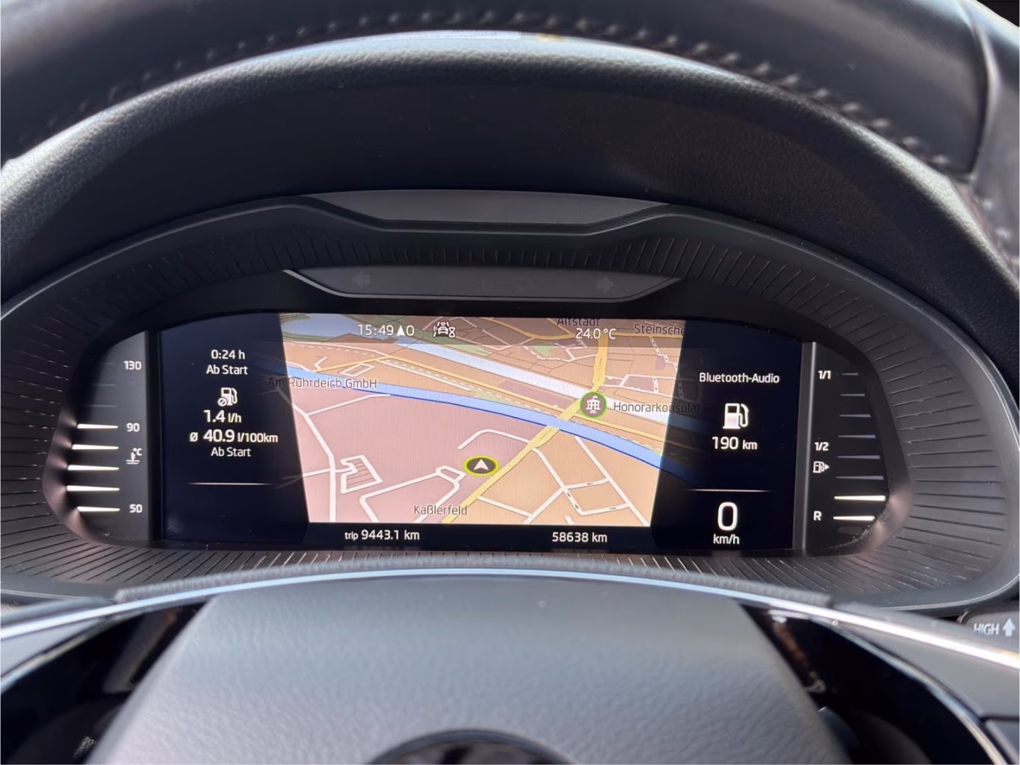 Skoda Scala 2022 г. Чёрный, пробег 58637 км