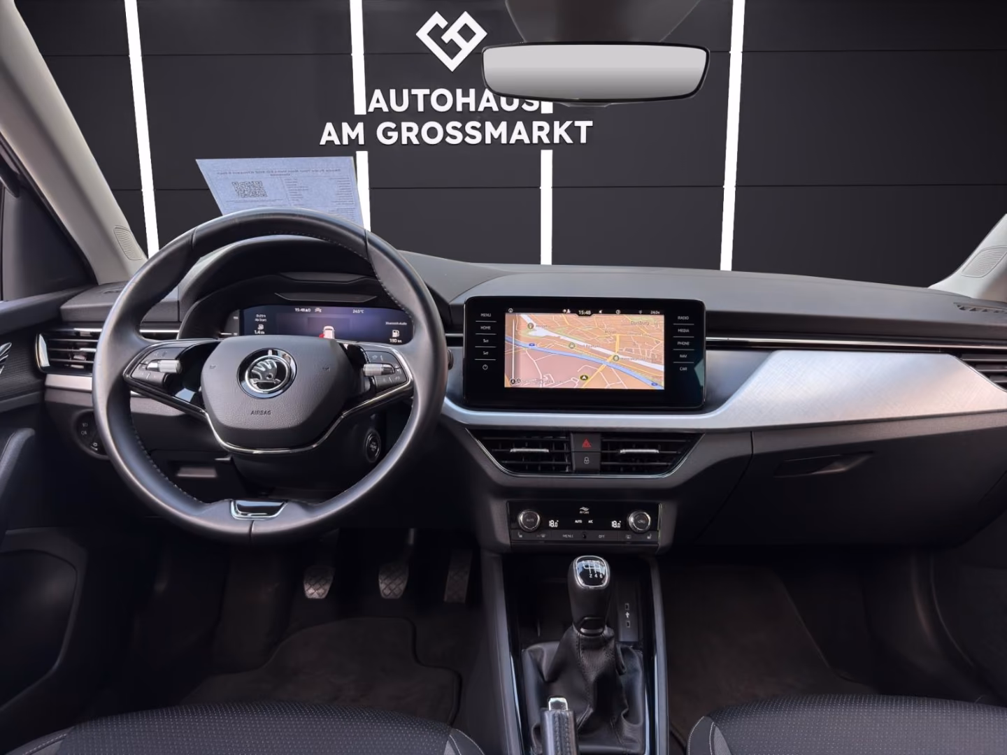 Skoda Scala 2022 г. Чёрный, пробег 58637 км