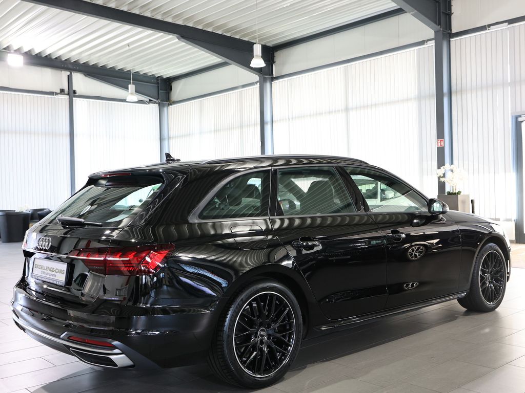 Audi A4 2024 г. Чёрный, пробег 52000 км