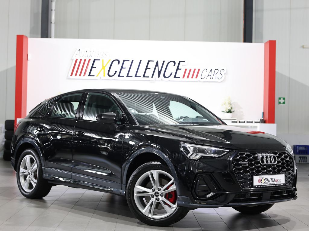 Audi Q3 2023 г. Чёрный, пробег 40000 км