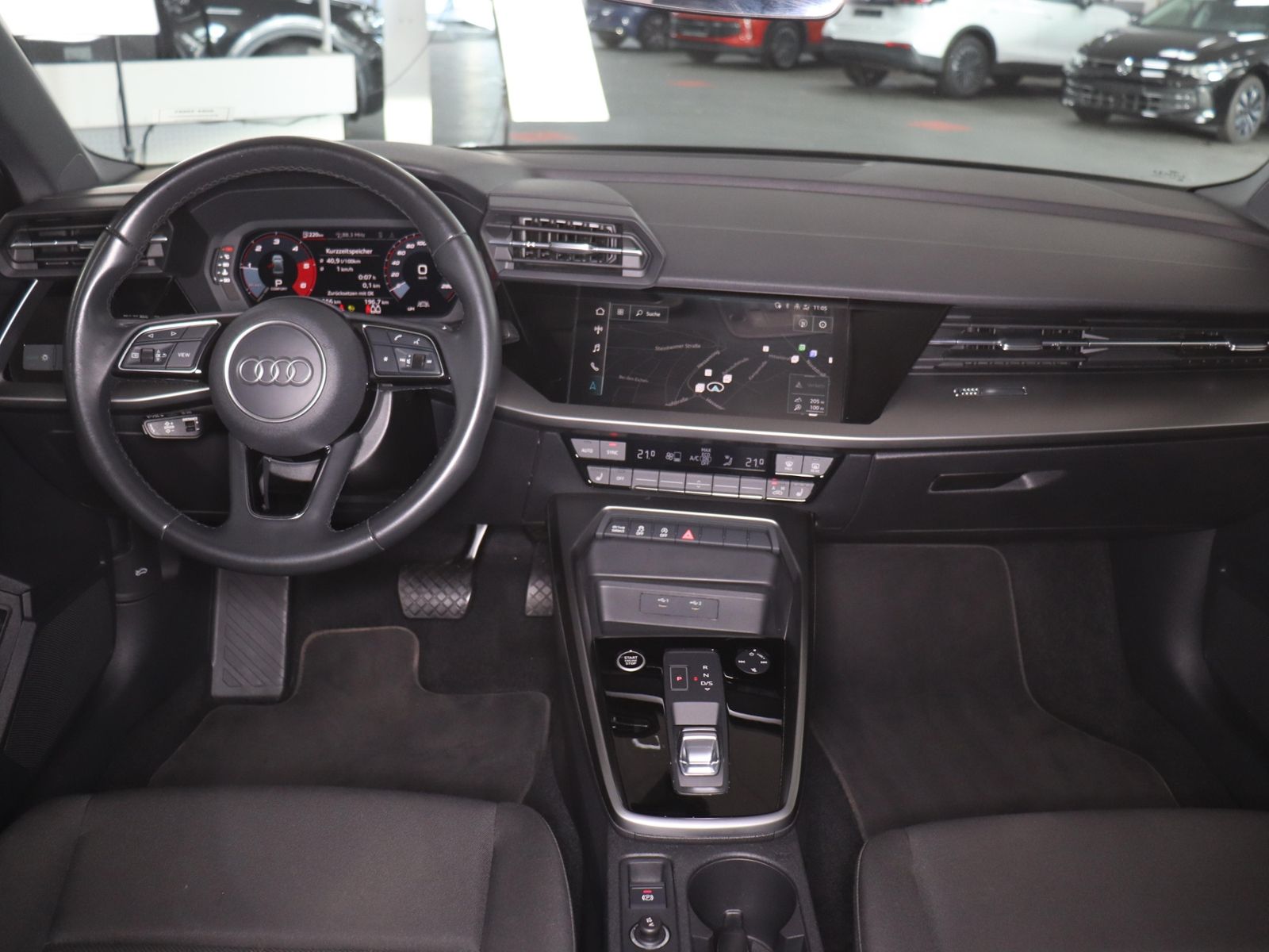 Audi A3 2022 г. Серебристый, пробег 48360 км