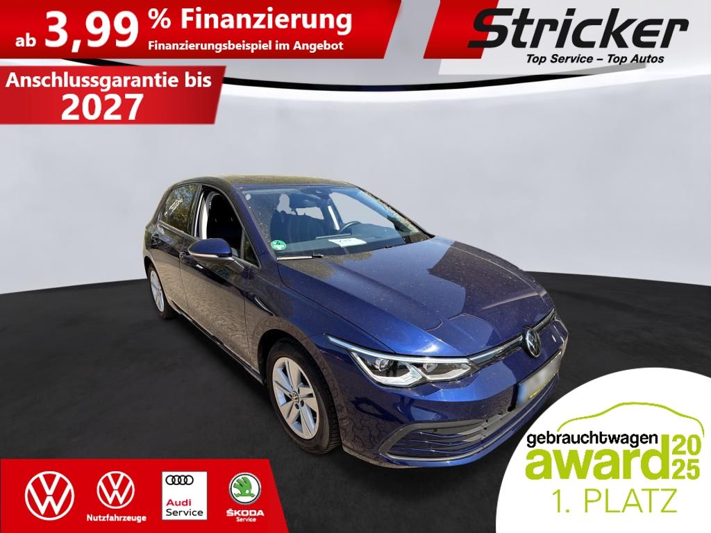 Volkswagen Golf 2023 г. Синий, пробег 40131 км