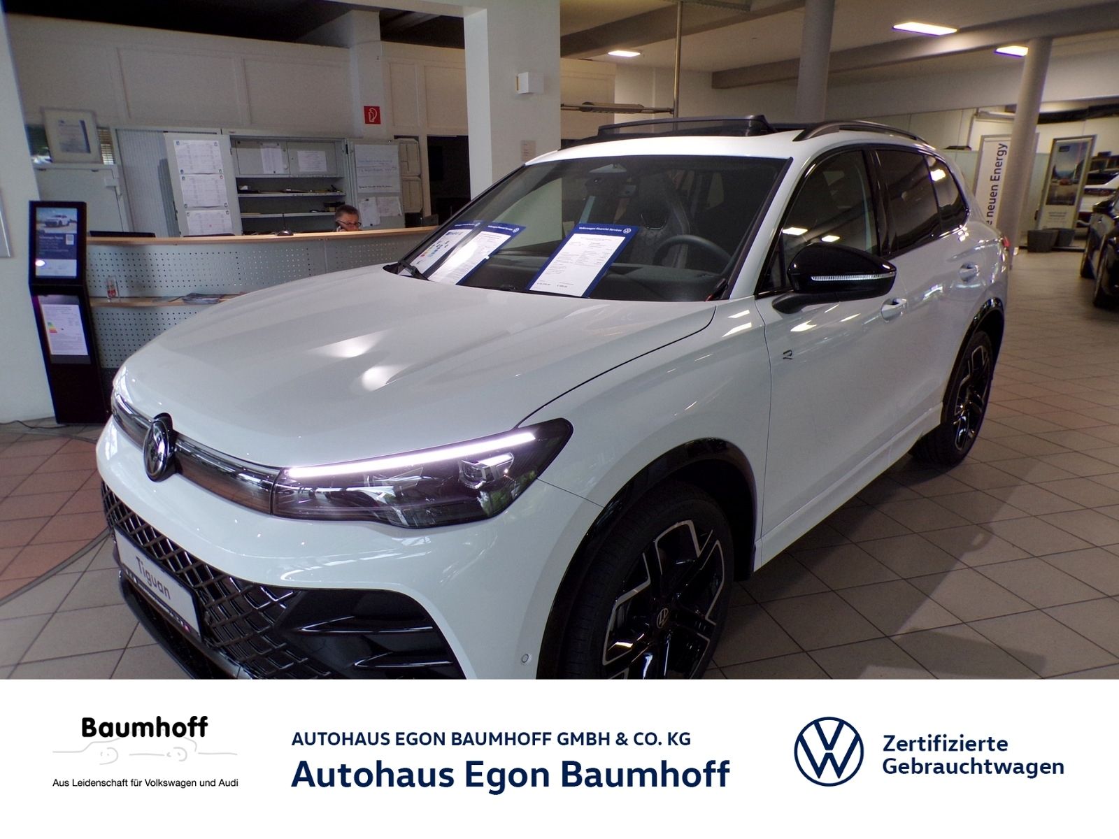 Volkswagen Tiguan 2026 г. Белый, пробег 50 км