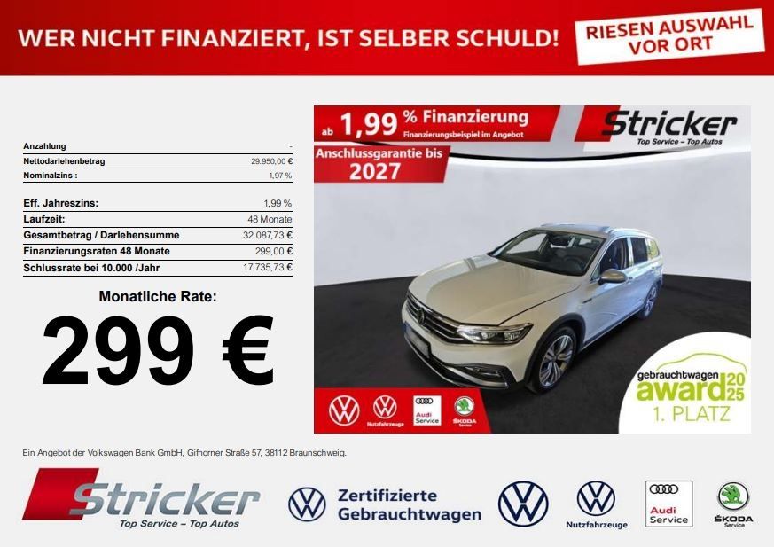 Volkswagen PASSAT ALLTRACK 2022 г. Белый, пробег 56874 км