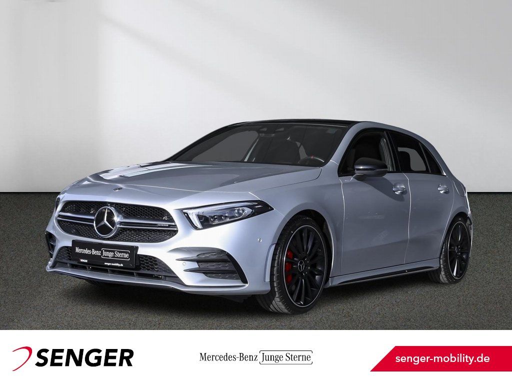 Mercedes-Benz A 35 AMG 2022 г. Серебристый, пробег 40066 км
