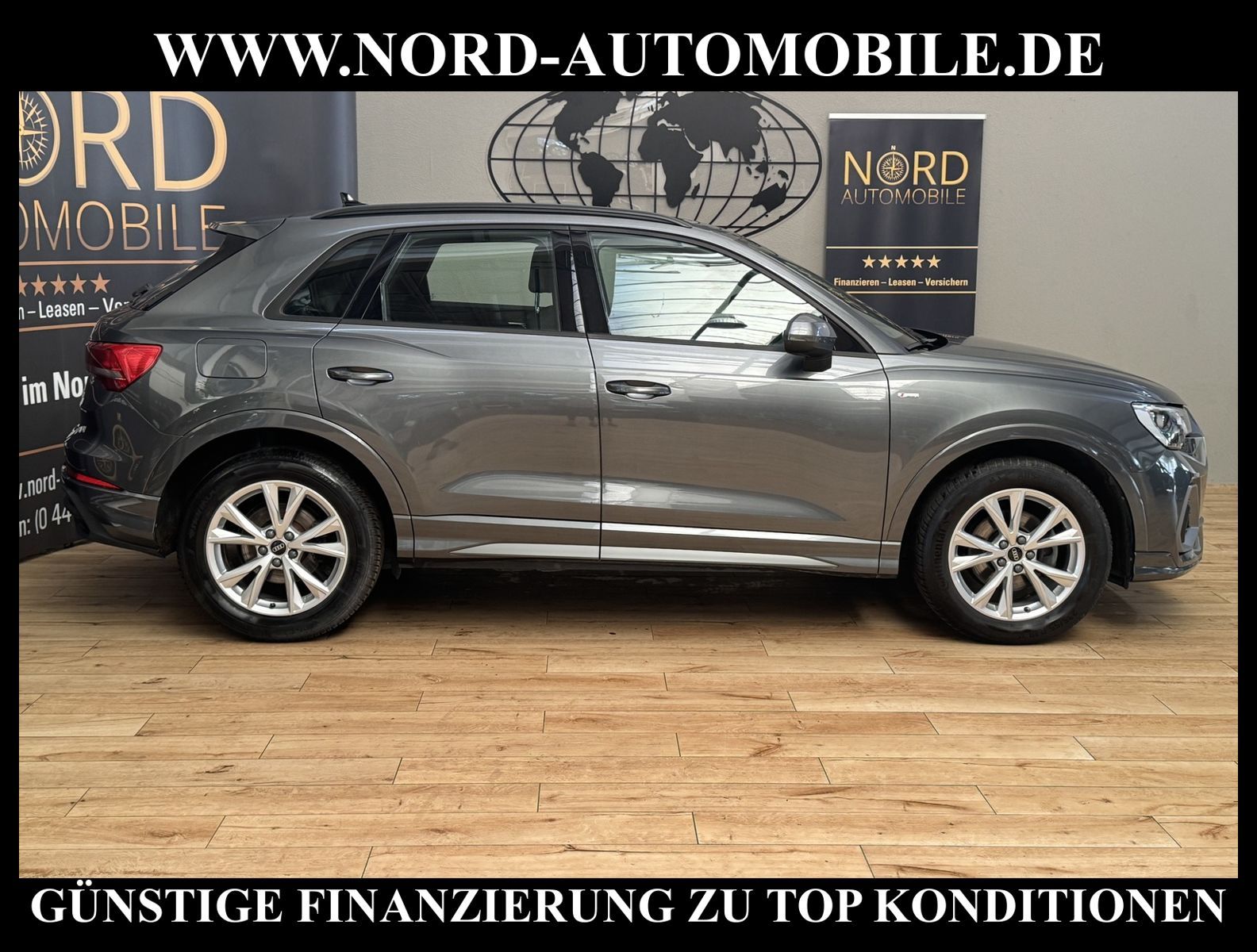 Audi Q3 2023 г. Серый, пробег 58348 км