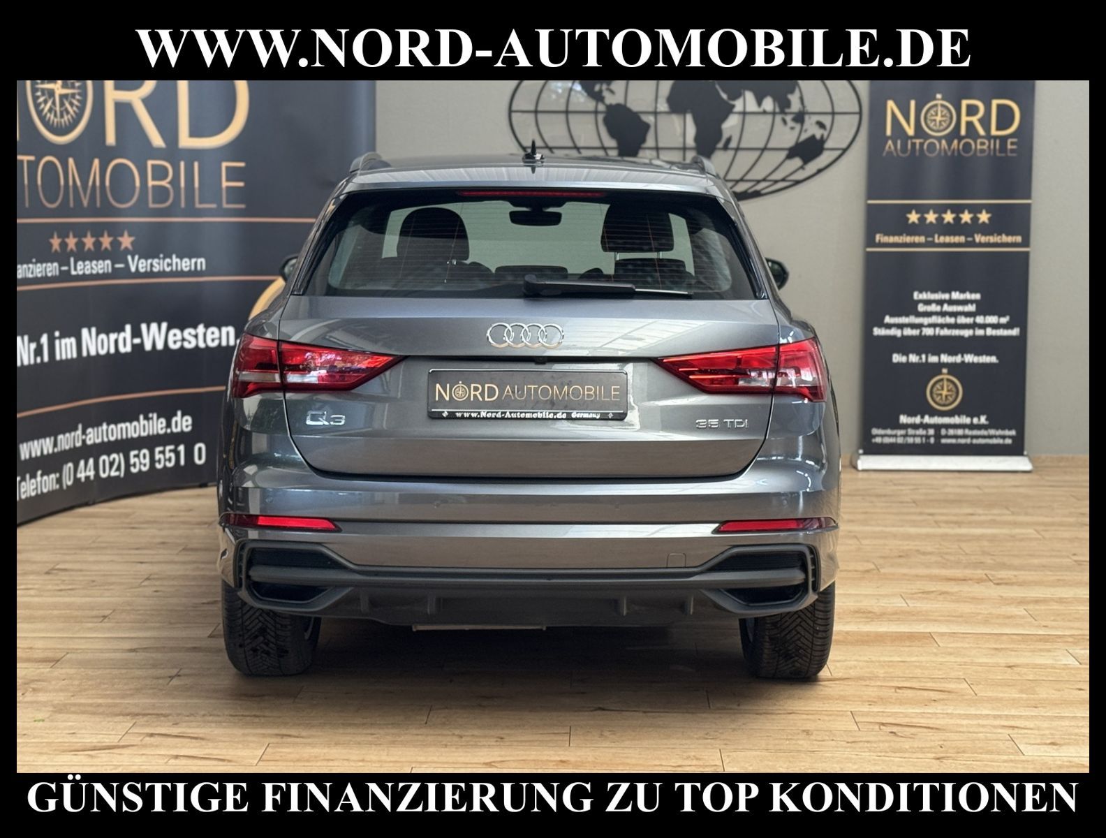 Audi Q3 2023 г. Серый, пробег 58348 км