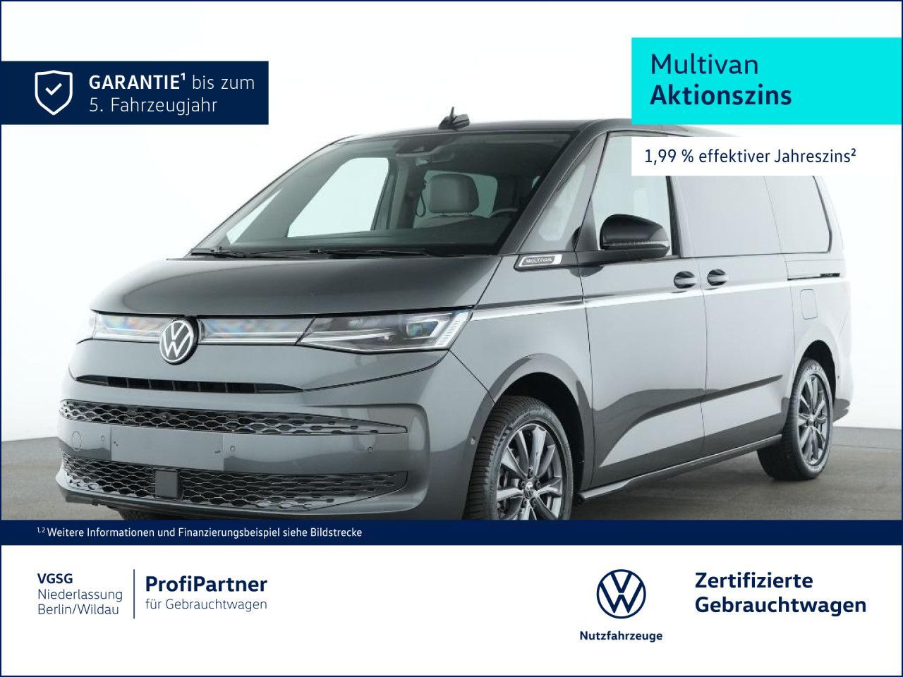 Volkswagen T7 MULTIVAN 2025 г. Серый, пробег 19009 км