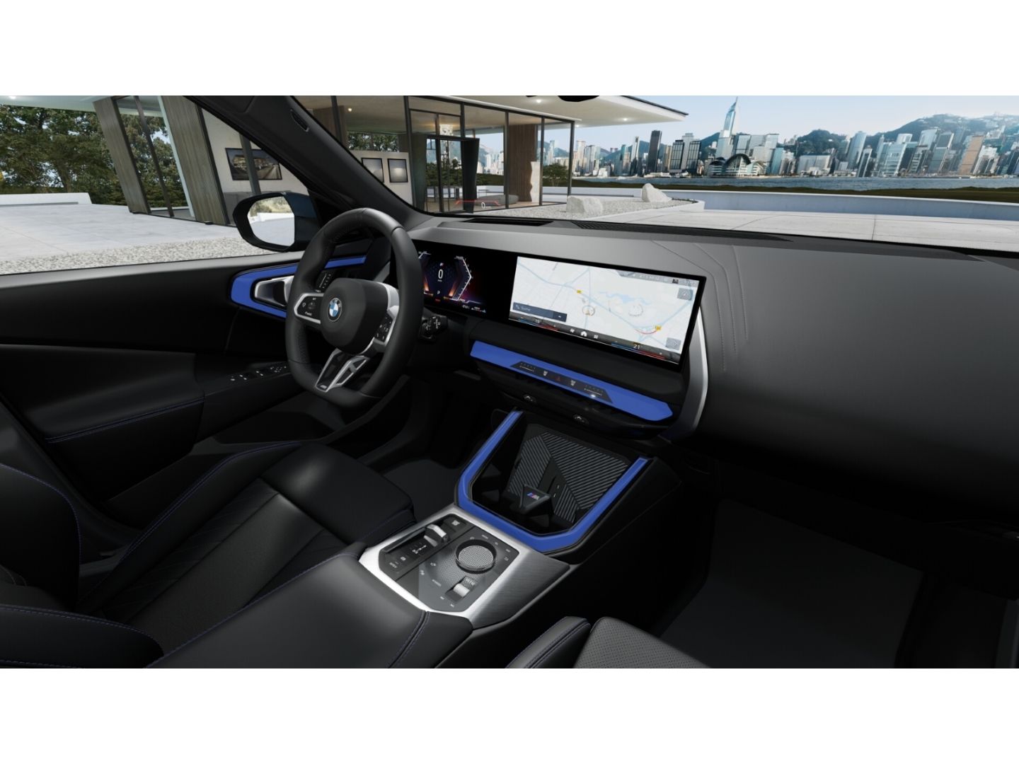 BMW X3 2025 г. Синий, пробег 14046 км