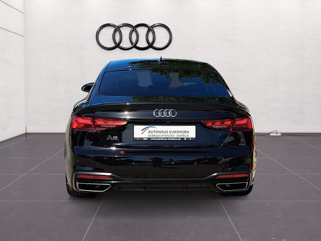 Audi A5 2024 г. Чёрный, пробег 47927 км