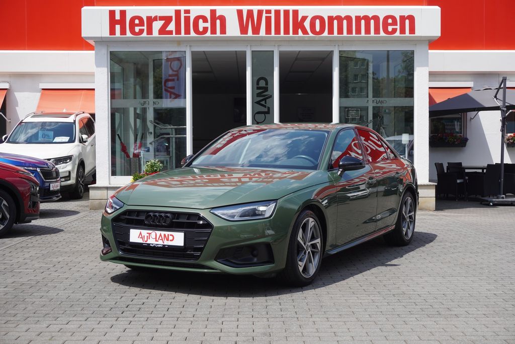 Audi A4 2022 г. Зелёный, пробег 33603 км