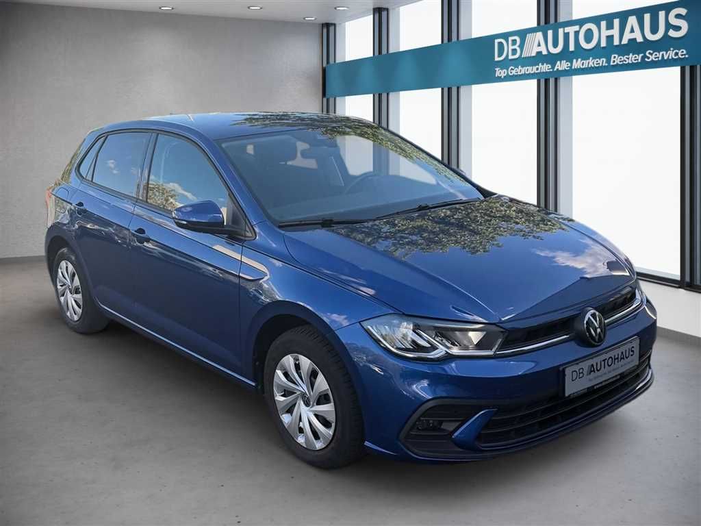 Volkswagen Polo 2024 г. Синий, пробег 55186 км