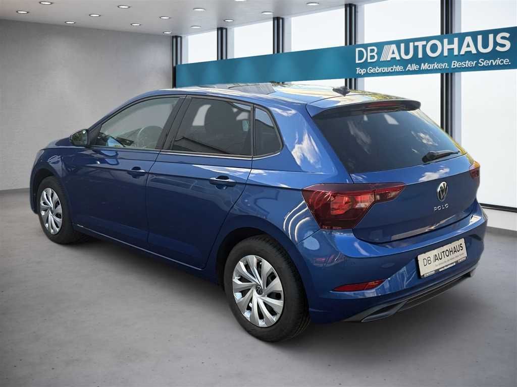 Volkswagen Polo 2024 г. Синий, пробег 55186 км