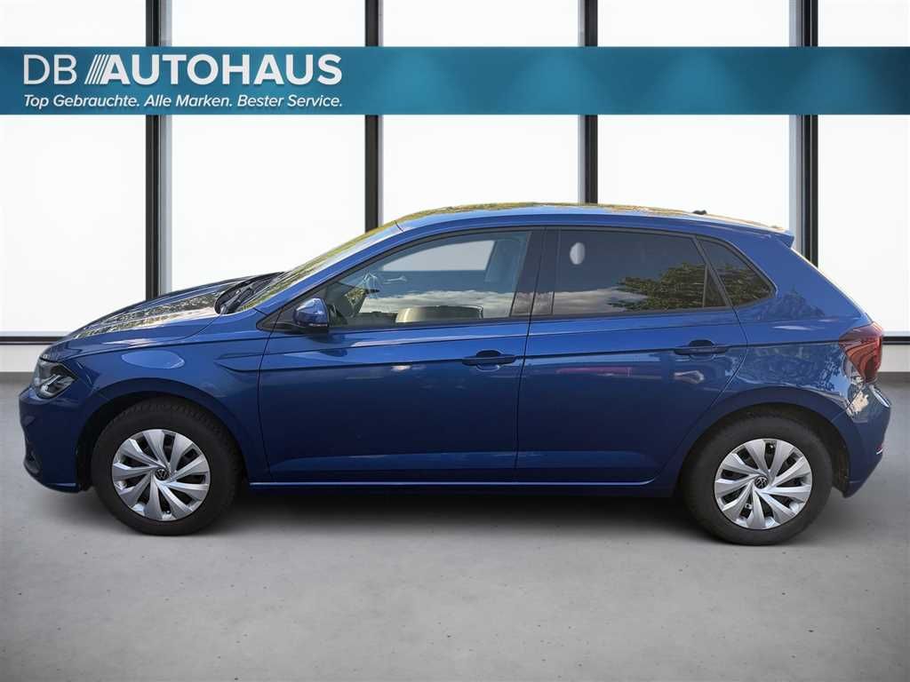 Volkswagen Polo 2024 г. Синий, пробег 55186 км