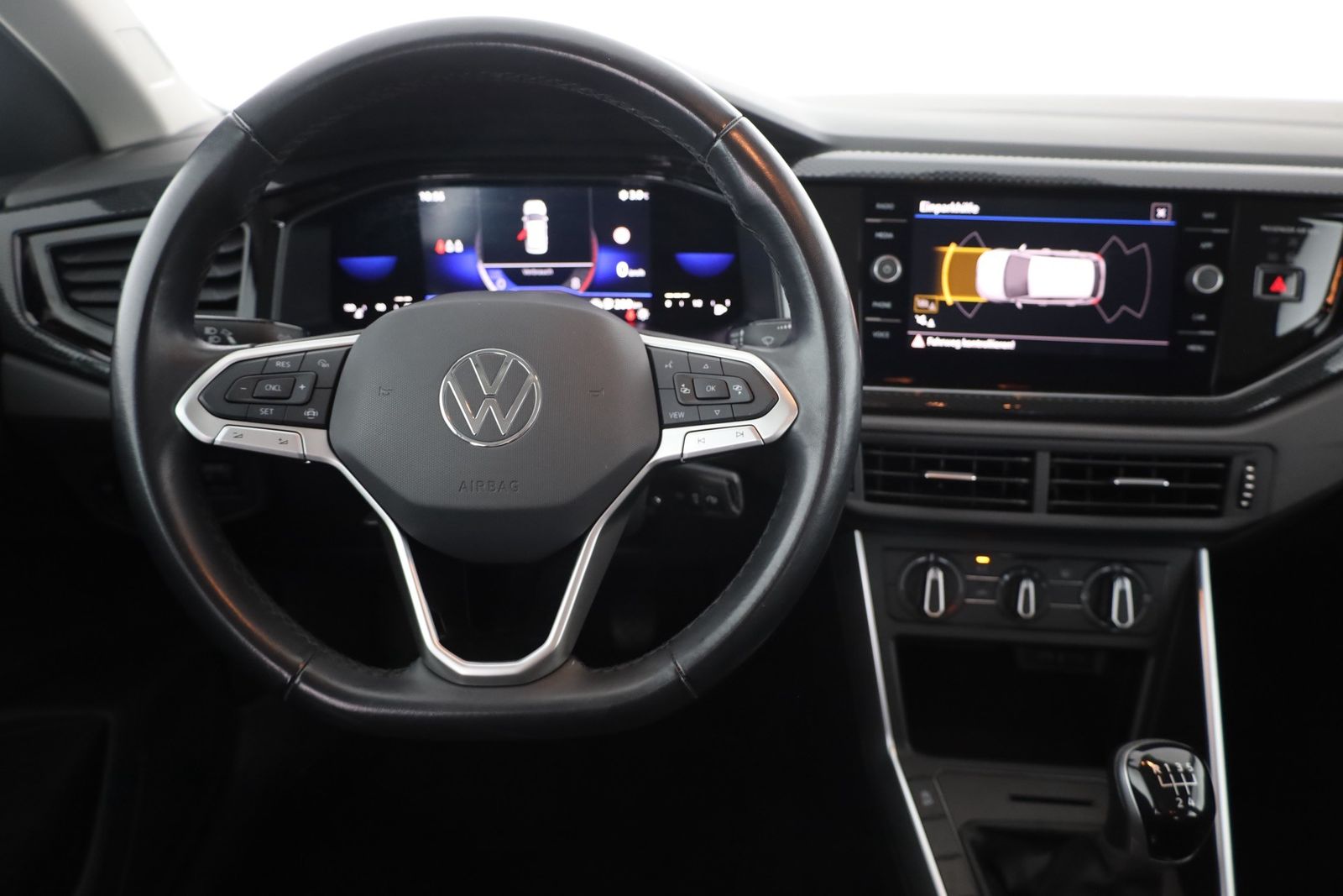 Volkswagen Polo 2022 г. Белый, пробег 54485 км