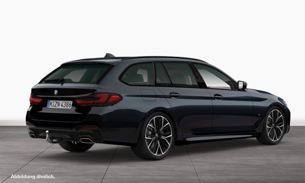 BMW 530 2023 г. Чёрный, пробег 58891 км