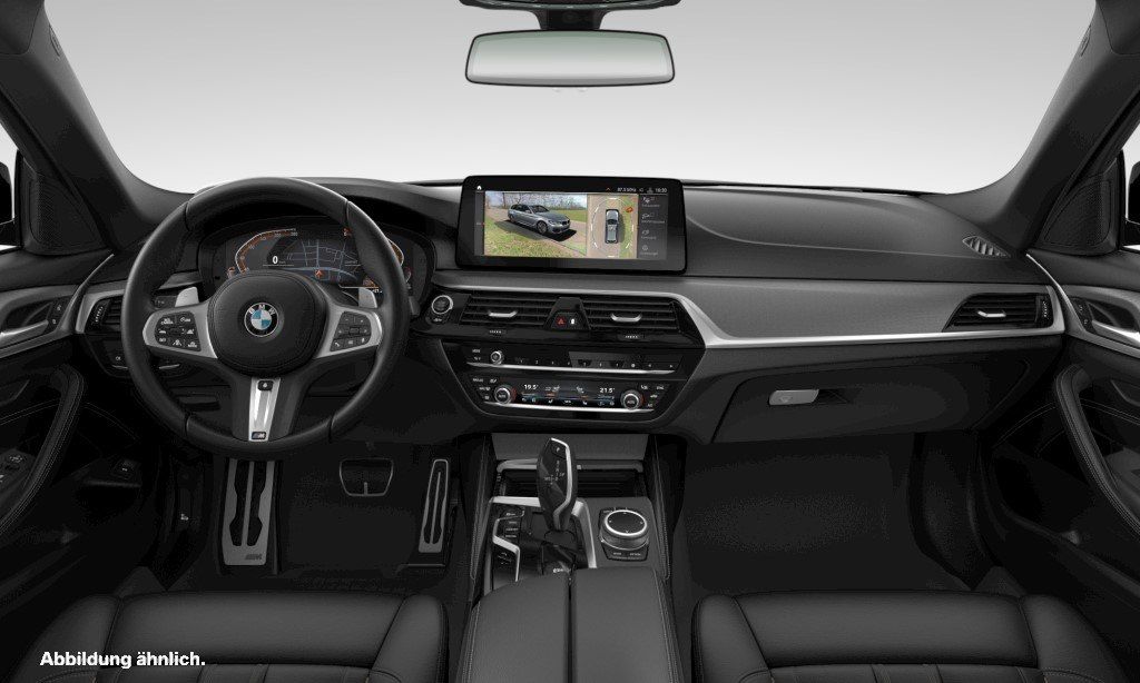 BMW 530 2023 г. Чёрный, пробег 58891 км