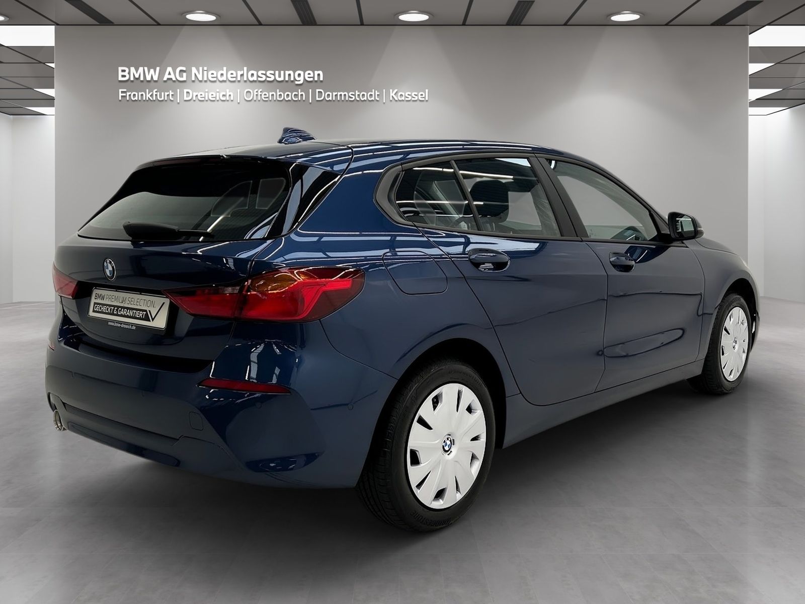 BMW 116 2023 г. Синий, пробег 41358 км