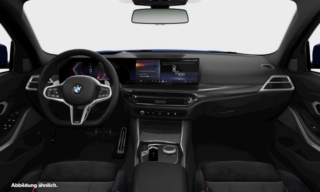 BMW 330 2025 г. Синий, пробег 2042 км