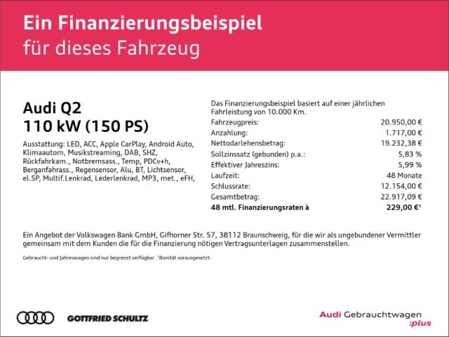 Audi Q2 2023 г. Серый, пробег 40950 км