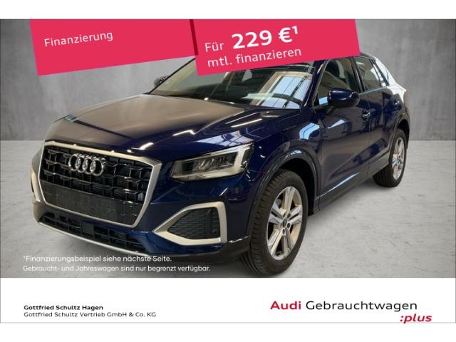 Audi Q2 2023 г. Синий, пробег 49033 км