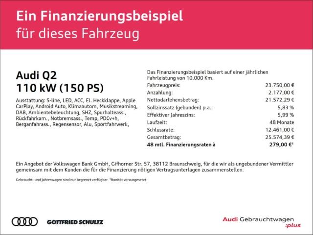 Audi Q2 2023 г. Серый, пробег 58147 км
