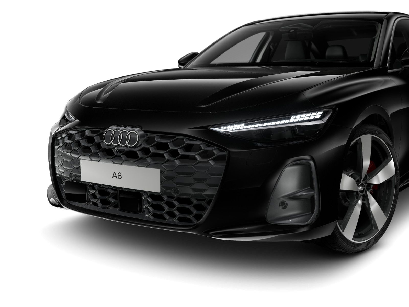 Audi A6 2026 г. Чёрный, пробег 15733 км