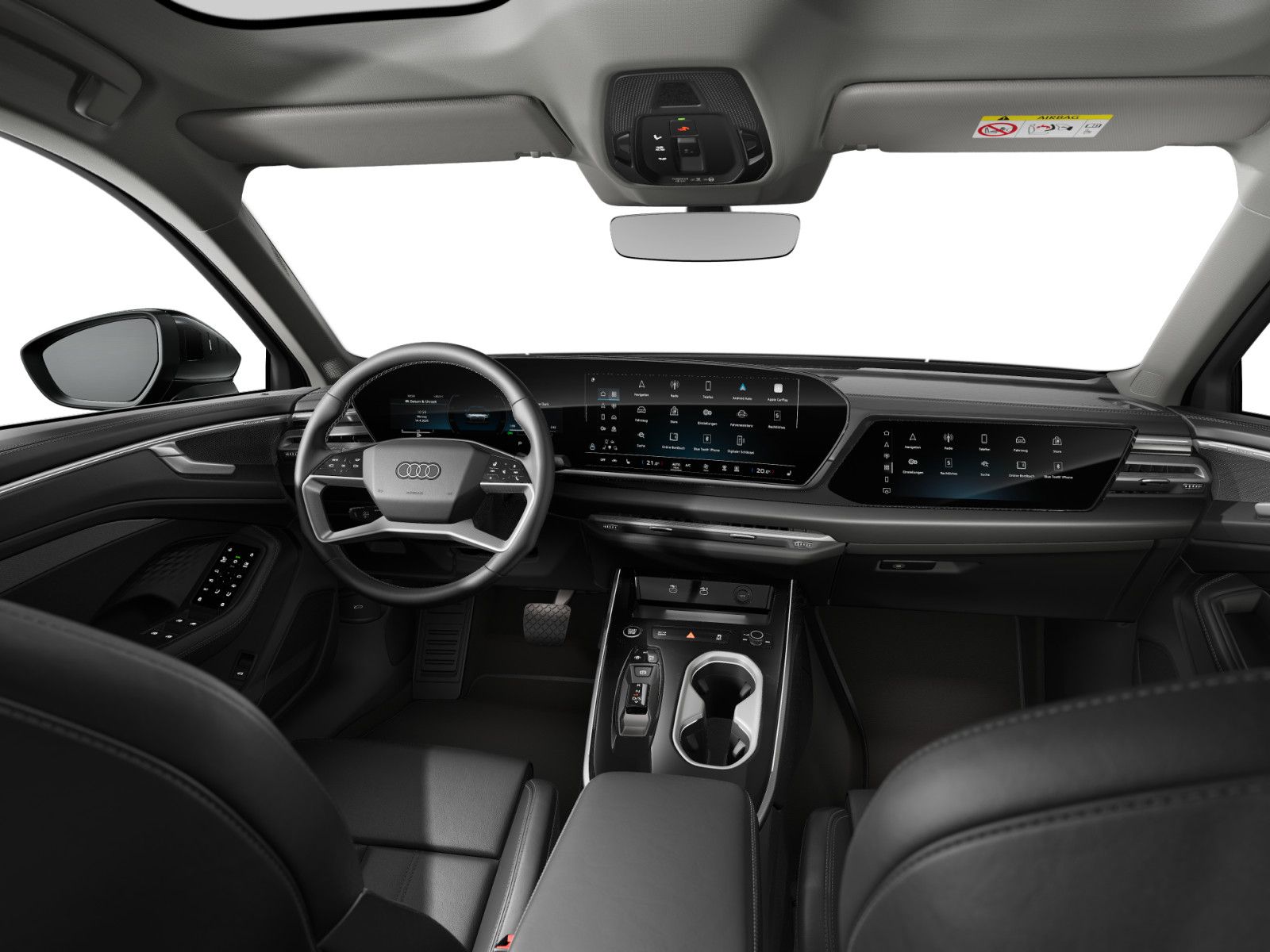 Audi A6 2026 г. Чёрный, пробег 15733 км