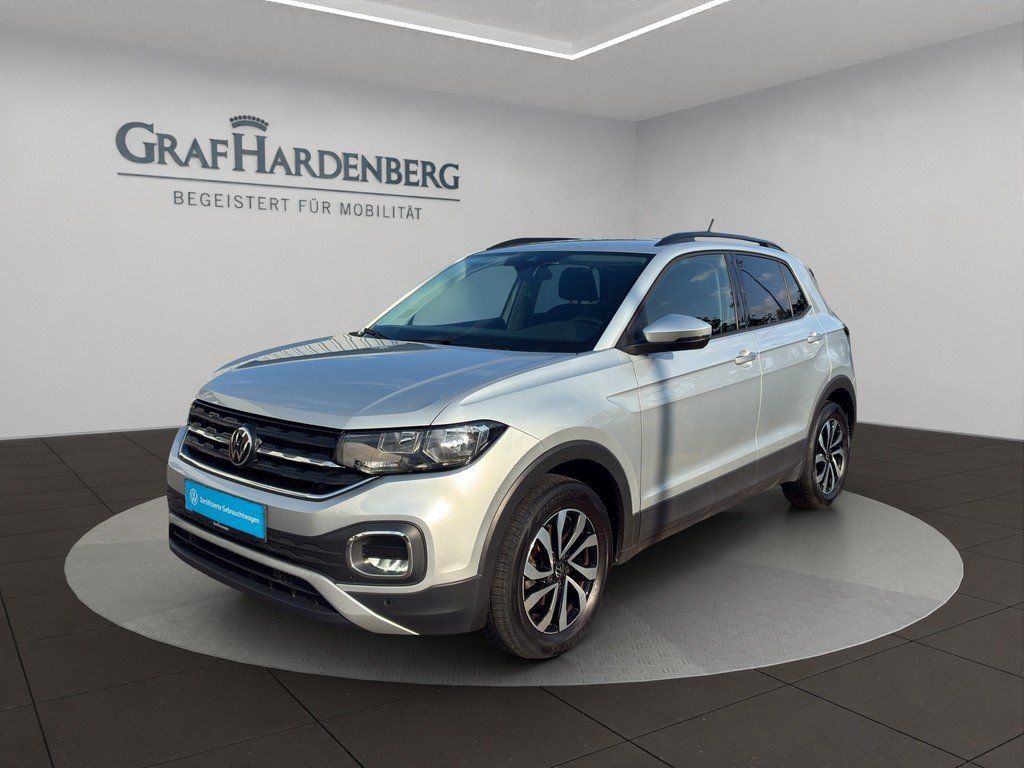 Volkswagen T-Cross 2022 г. Серебристый, пробег 42800 км