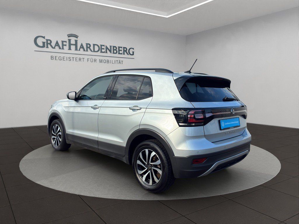 Volkswagen T-Cross 2022 г. Серебристый, пробег 42800 км