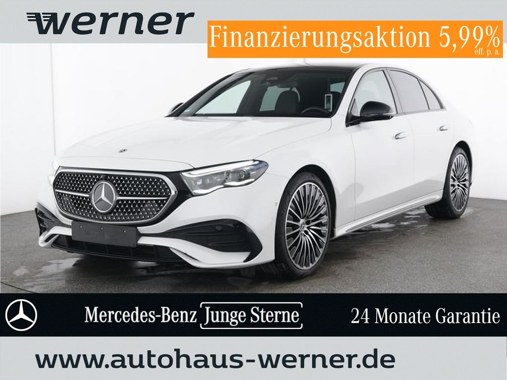 Mercedes-Benz E 450 2025 г. Белый, пробег 33928 км