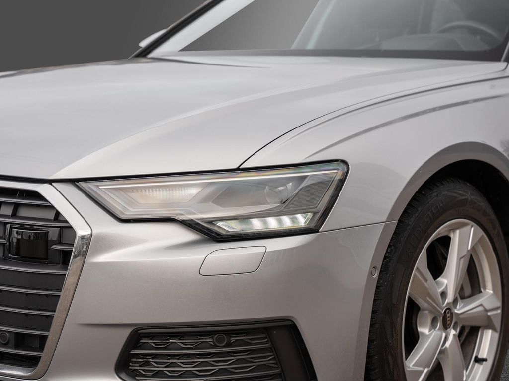 Audi A6 2023 г. Серебристый, пробег 37789 км