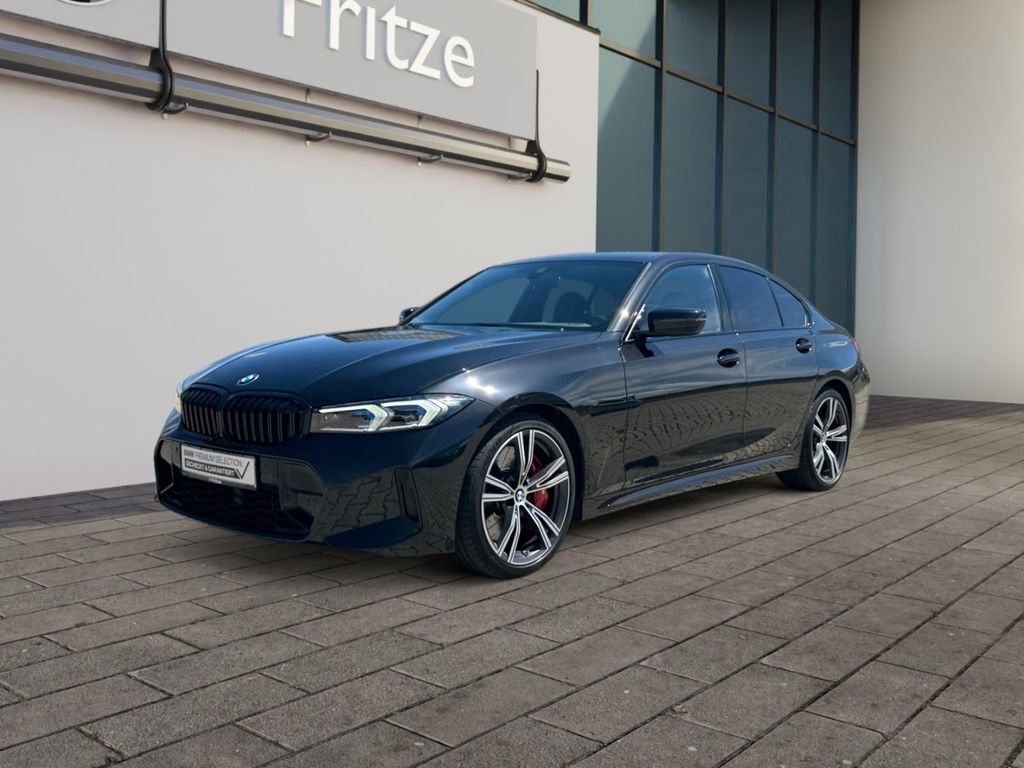BMW 330 2022 г. Чёрный, пробег 54195 км