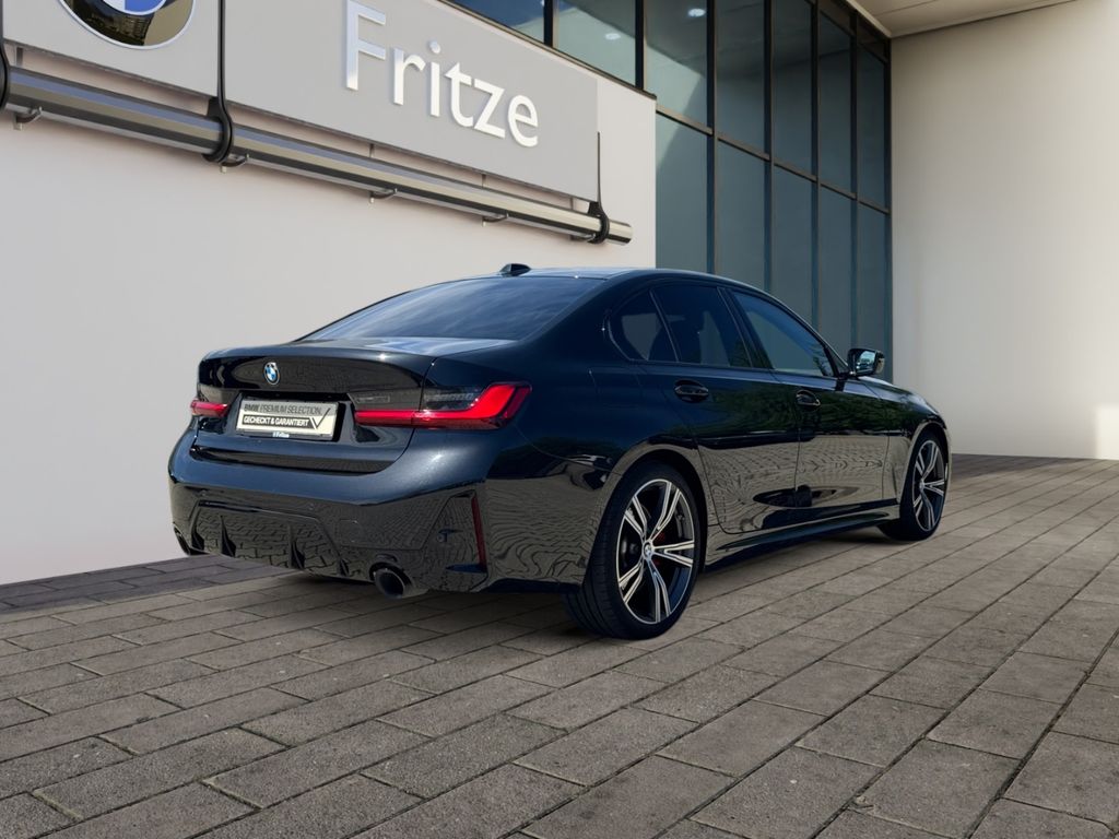 BMW 330 2022 г. Чёрный, пробег 54195 км