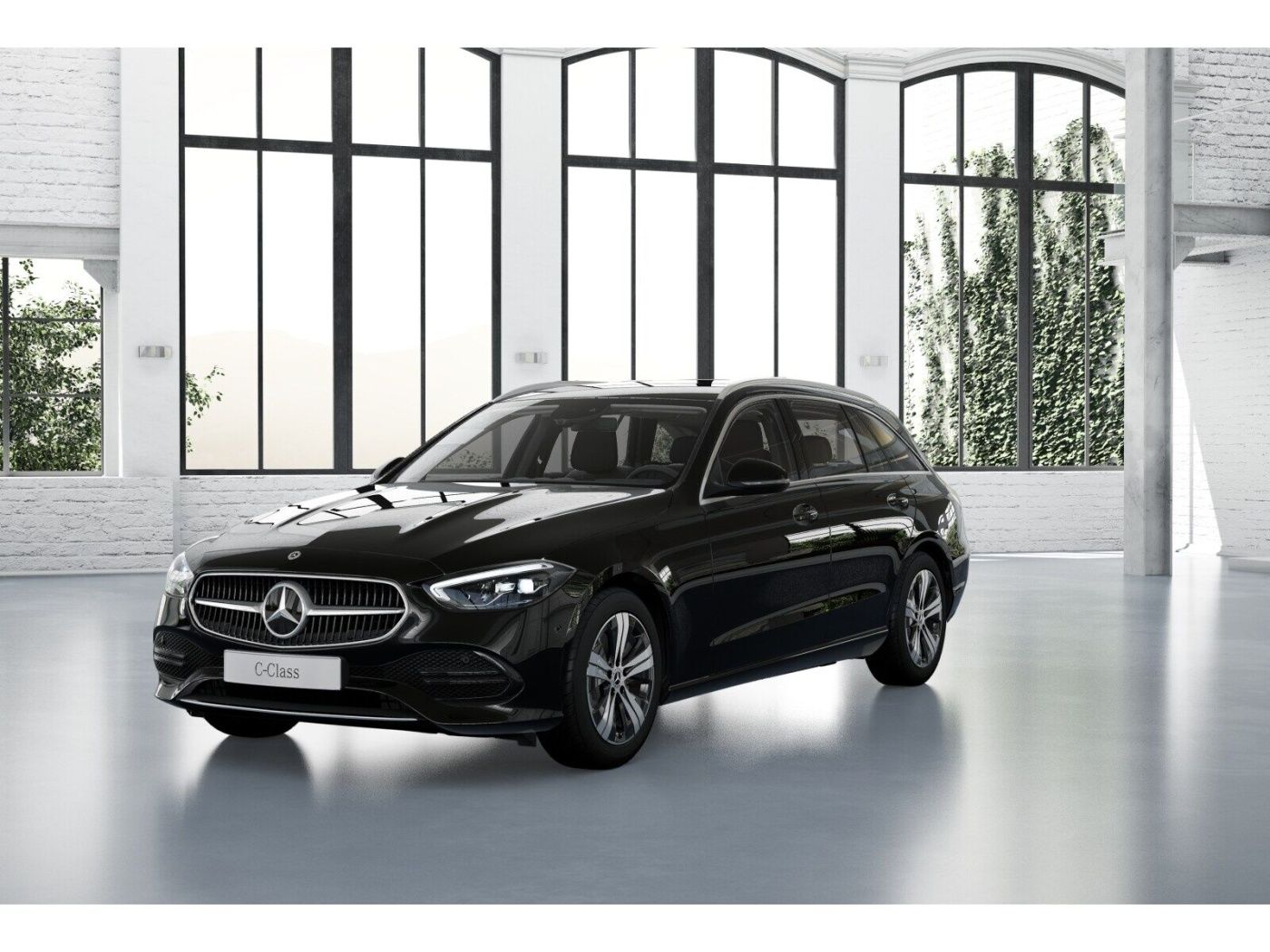 Mercedes-Benz C 220 2022 г. Чёрный, пробег 55653 км