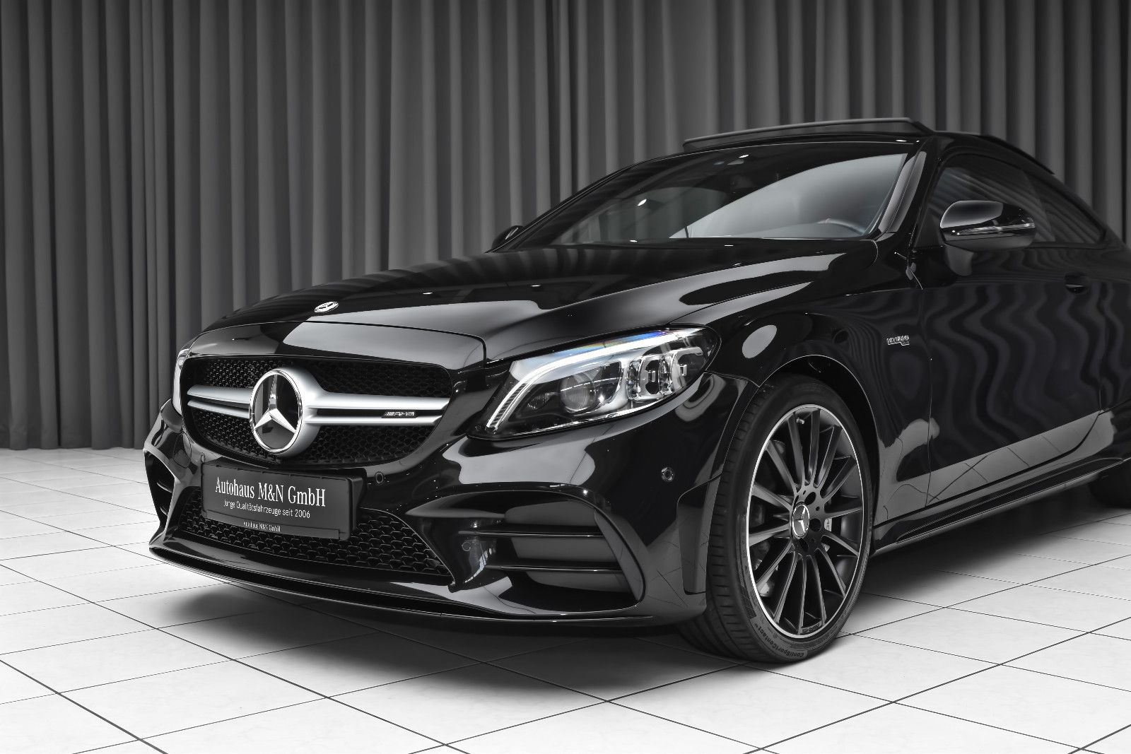 Mercedes-Benz C 43 AMG 2021 г. Чёрный, пробег 41000 км