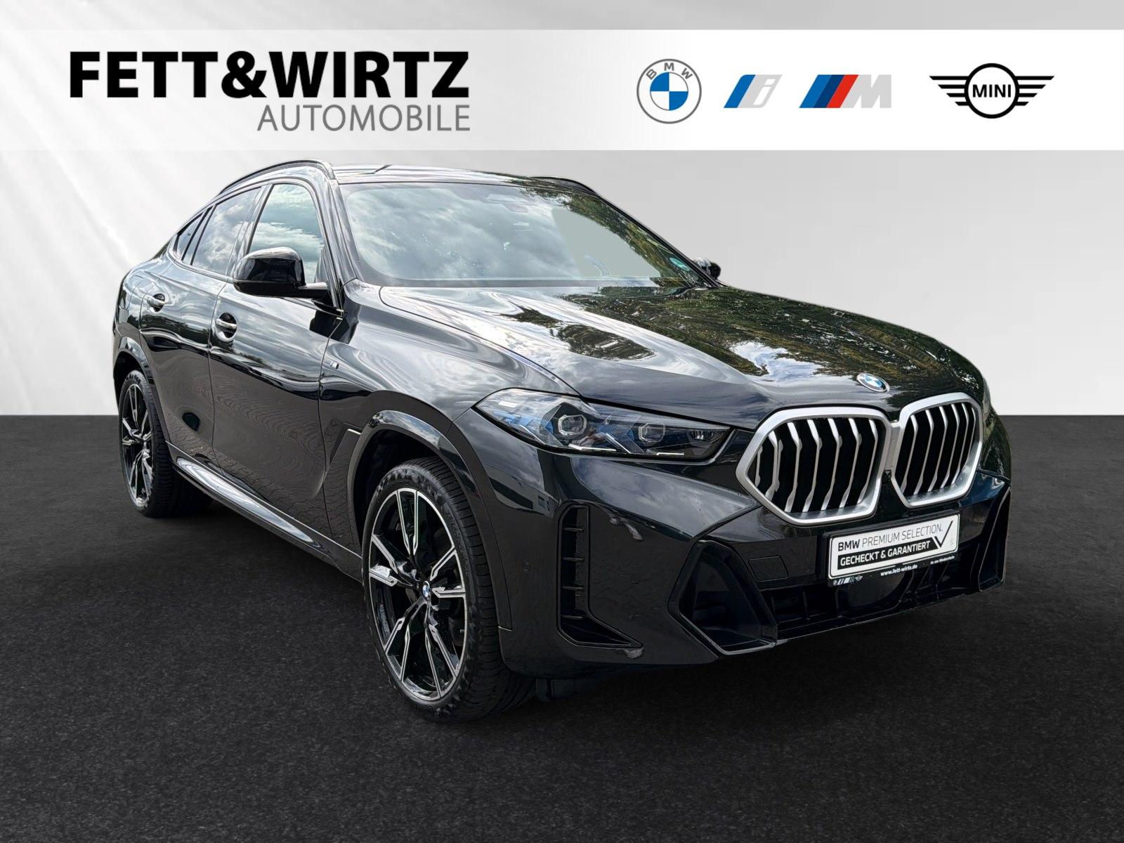 BMW X6 2025 г. Чёрный, пробег 24990 км
