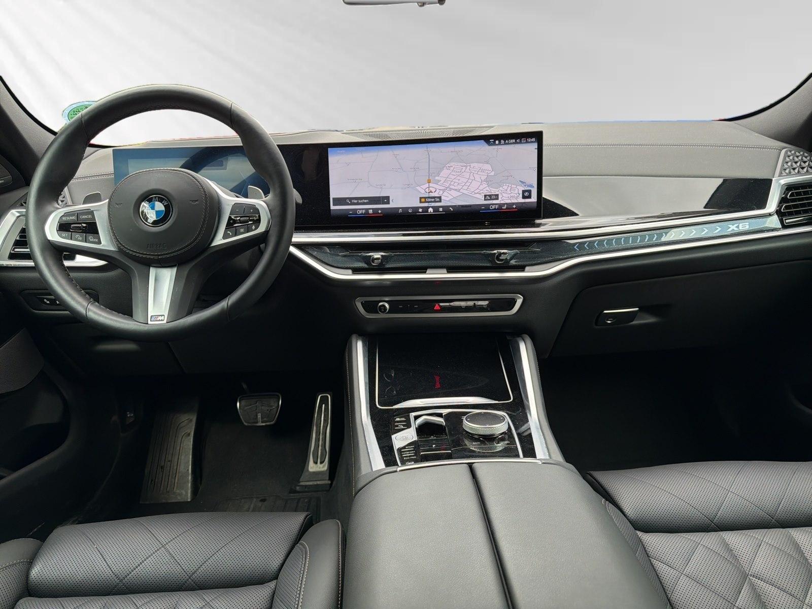 BMW X6 2025 г. Чёрный, пробег 24990 км