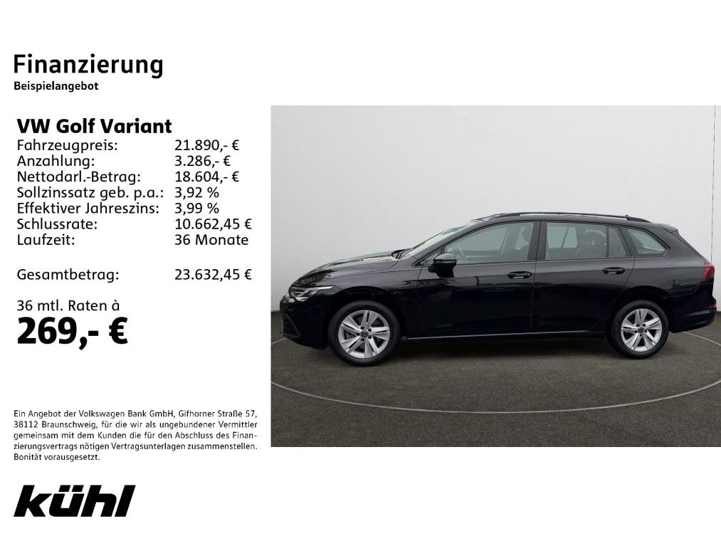 Volkswagen Golf 2023 г. Чёрный, пробег 51500 км