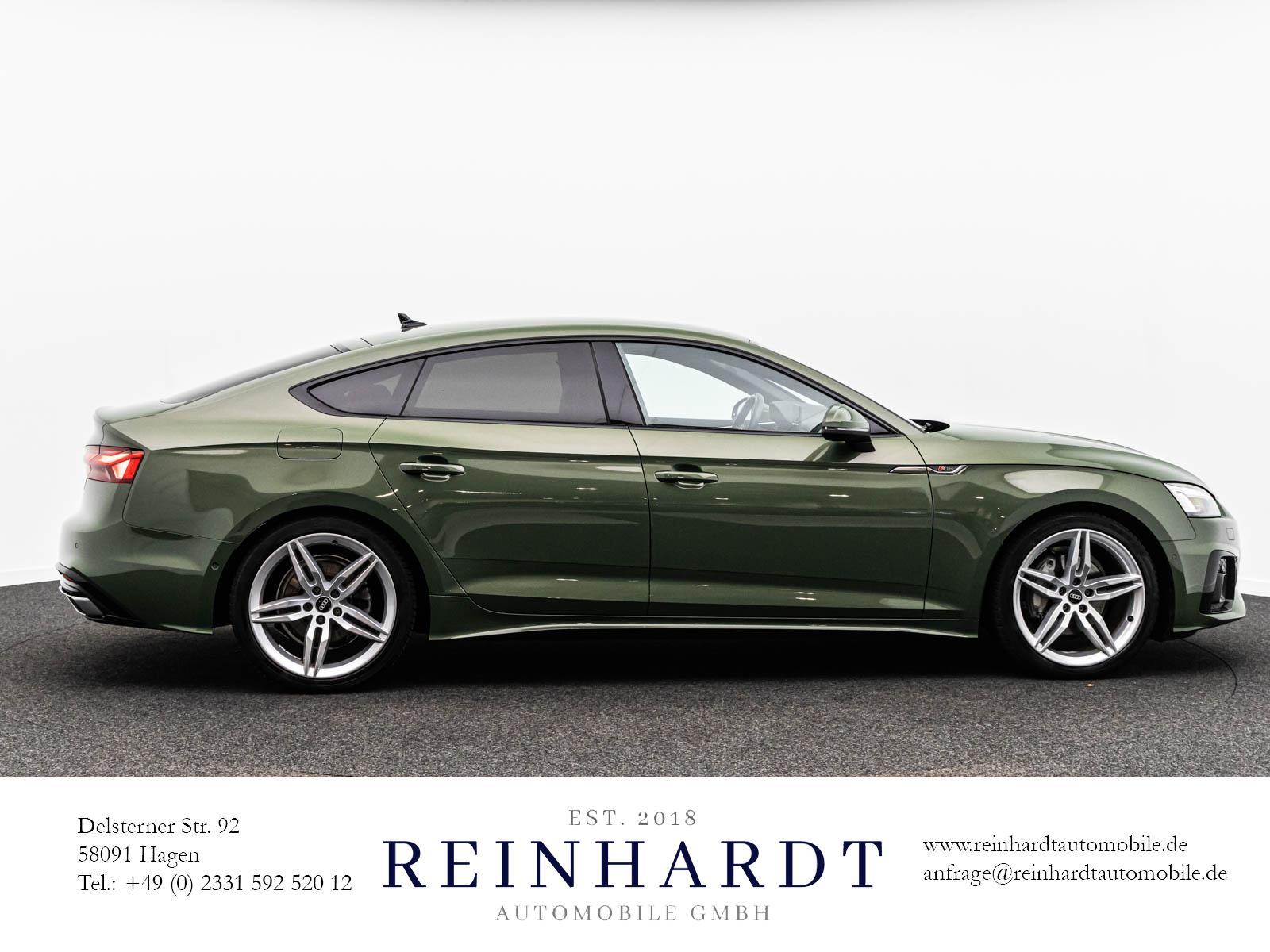 Audi A5 2022 г. Зелёный, пробег 30834 км