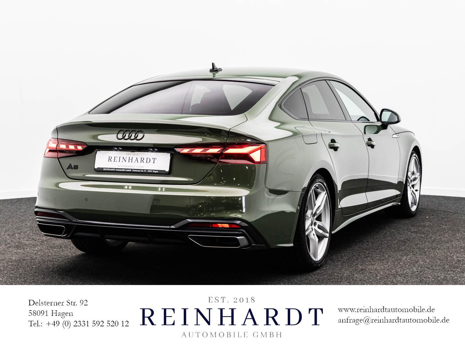 Audi A5 2022 г. Зелёный, пробег 30834 км