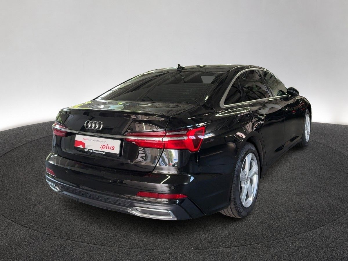 Audi A6 2023 г. Чёрный, пробег 46722 км