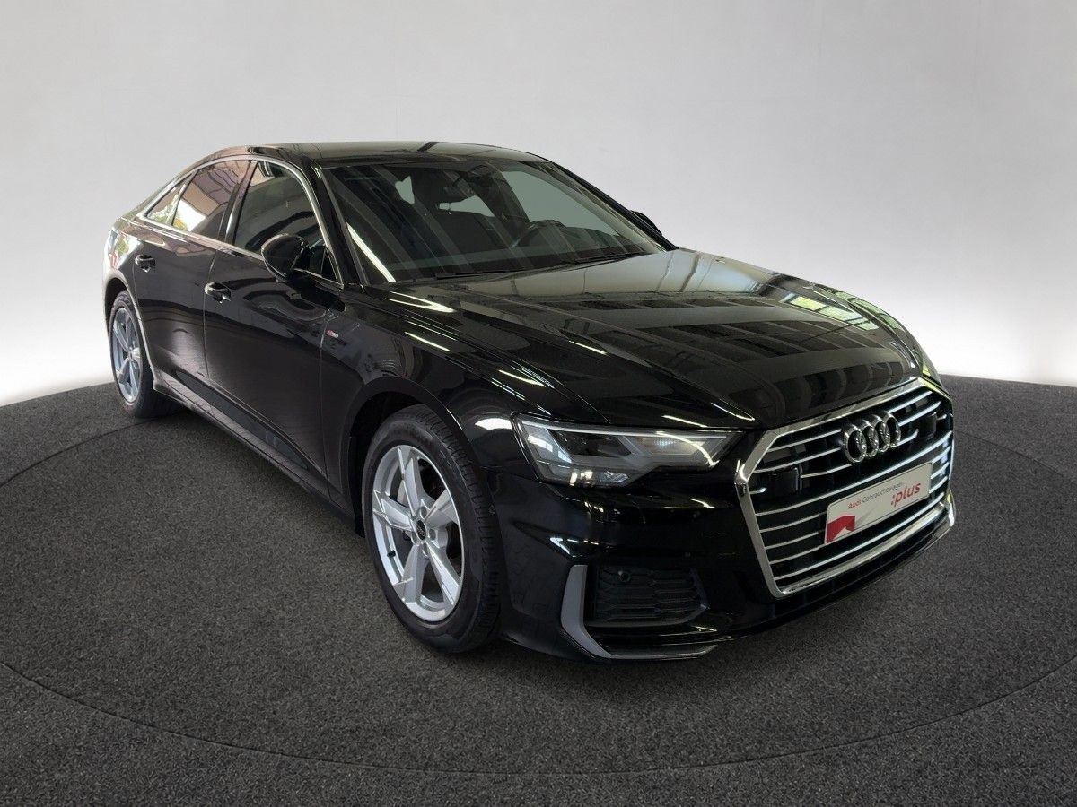 Audi A6 2023 г. Чёрный, пробег 46722 км